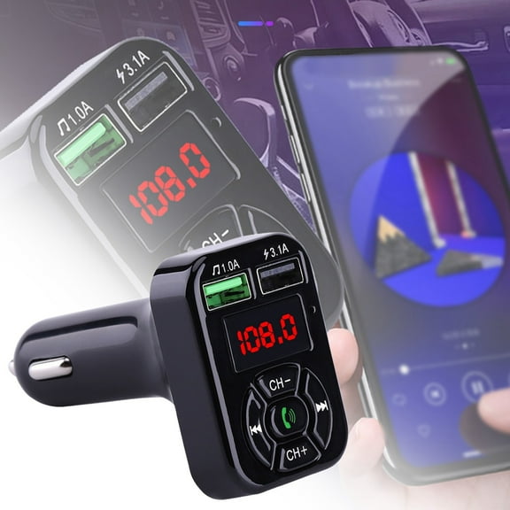 Car MP3 Player with USB Port and FM Transmission for Seamless Music Streaming and Hands- Calling in Vehicle Entertainment System