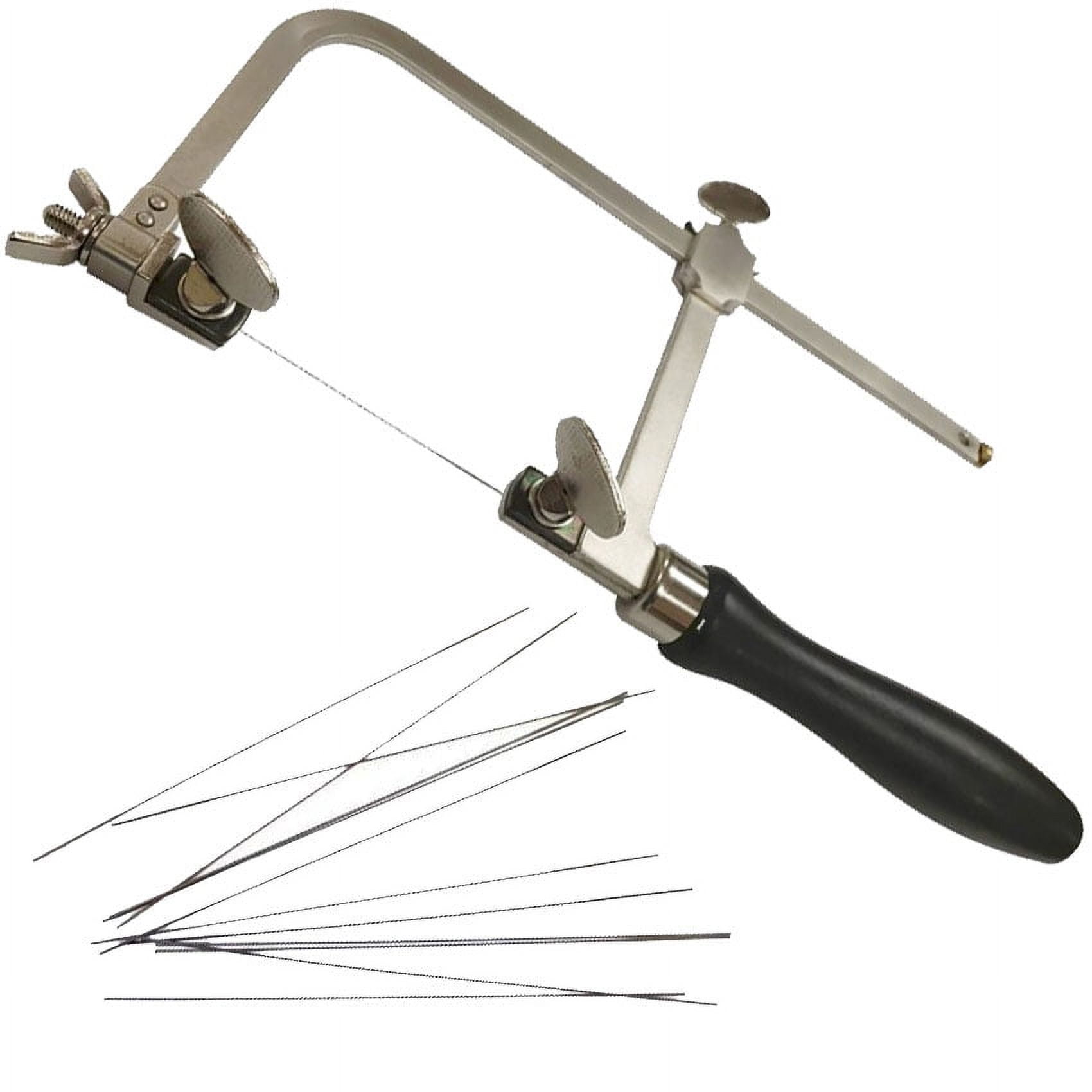 Jewelers Saw Frame & Ring Clamp and Dz Swiss Blades - Jewelry Making Tools Set