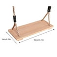 1pc Wooden Hanging Swings Outdoor Playgroud Swings for Kid