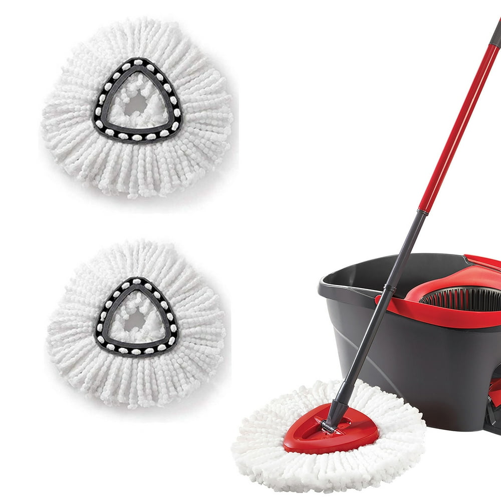 SEENDA 2 PACK Spin Mop Refill Mop Replacement Head,Microfiber Spin