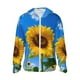thumbnail image 1 of Fotbe Blue Sky Sunflower Chaqueta con Protección Solar UPF 50+ para Hombre y Mujer, Camisa con Capucha y Bolsillos-XX-Large, 1 of 7