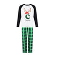thumbnail image 2 of Meihuid Family Christmas Pjs Matching Sets Striped Elk Matching Pajamas for Couples Holiday Jammies Sleepwear, 2 of 9