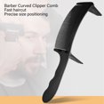 thumbnail image 3 of Peigne Tondeuse Barbe Incurvée, Peigne de Coupe de Cheveux Plat pour Hommes, Coupe de Cheveux S Clipper en Forme de Peigne Coupe de Cheveux Plat Peignes Coupe de Cheveux Professionnel, 3 of 8