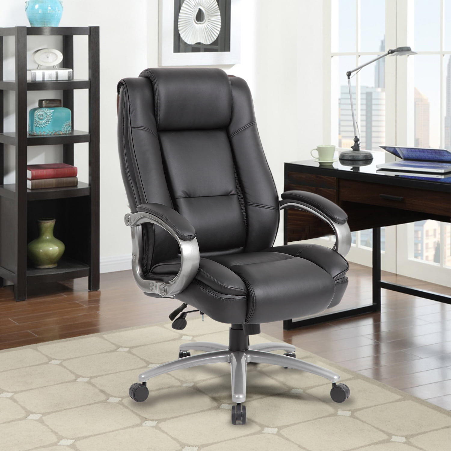 LCH Big and Tall Office Chair PU Ergonomic Chair Executive
