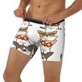 thumbnail image 3 of Rateoe Corgi Dog2 Print Men’s Underwear Boxer Briefs Soft Comfortable Underwear Boxer Briefs, Long Leg Briefs,Anti-chafing Boxer Briefs, 3 of 7