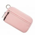 thumbnail image 6 of HCTSHG Wallet for Women Mini Zip Card Case with Clear ID Window Zipper Coin Purse Lightweight Portable Keychain Wallet，Small Wallets Woman RFID Blocking Leather Credit Card Holder, 6 of 9