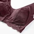 thumbnail image 4 of snilers Plus Size Bras for Women Closure Front No Underwire Everyday T Shirt Bras Soft Comfort Lace Bra, 4 of 6