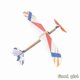 thumbnail image 5 of Diy Hand Throw Flying Glider Planes Elastic Rubber Band Powered Flying Plane Airplane Band Powered Model Foam Glider, 5 of 5