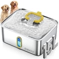 thumbnail image 1 of Fuente de Agua para Perros SIBAYS de Acero Inoxidable de Gran Capacidad 15L, 1 of 8