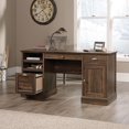 thumbnail image 2 of Sauder® Barrister Lane Executive Desk in Iron Oak Finish, 2 of 9