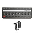 thumbnail image 1 of Headphone Amplifier Professional Low Noise Mini High Power 8 Channel Stereo Headphone Amplifier 100?240V US Plug, 1 of 5