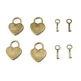 thumbnail image 2 of Juego De Llaves Con Candado De Corazón De Metal, Cerradura Decorativa En Forma De Corazón Para Joyero Y Equipaje, 2 of 7