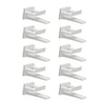 thumbnail image 3 of 10Pcs Hat Hooks for Wall, Hat Rack hook pounch Multifunctional Hat Storage Durable White, 3 of 9