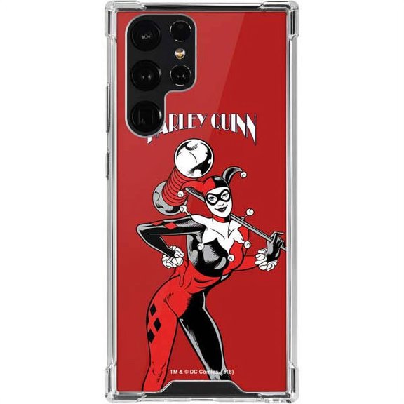 Skinit DC Comics Harley Quinn Portrait Galaxy S22 Ultra Clear Case
