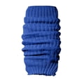 thumbnail image 2 of Leg Warmers for Women 80s Ribbed Knitted Long Socks for Party Sports Ballet Dance Skating Yoga Junior (Royal Blue), 2 of 9