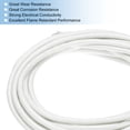 thumbnail image 4 of Cable de alta temperatura de 5 metros/16.4 pies 11AWG, cable flexible de mica, cable trenzado aislado de alta temperatura blanco, 4 of 5