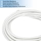 thumbnail image 4 of Cable de alta temperatura de 5 metros/16.4 pies 11AWG, cable flexible de mica, cable trenzado aislado de alta temperatura blanco, 4 of 5