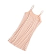 thumbnail image 2 of Chaleco de Modal para mujer, cuello en U, piel agradable al desnudo, vestido deslizante, camisones con tirantes, ropa interior de talla grande Prendas para la parte del cuerpo Color de piel S Minnieouse AP011308-16B, 2 of 6