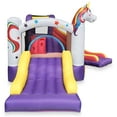 thumbnail image 2 of Cloud 9 Unicorn Bounce House with Blower & Two Slides - Inflatable Bouncer for Kids, 2 of 7