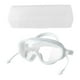 thumbnail image 1 of Gafas de natación, gafas de natación antivaho, correa de silicona ajustable, visión clara Blanco, 1 of 9