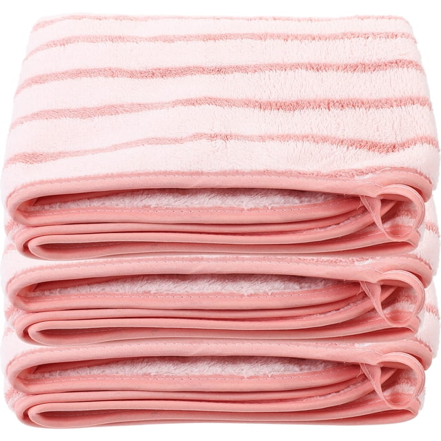 GOOHOCHY 3Ud Paquete De Toallas De Coral Fleece Rosas Para Uso Diario En Hogar Y Hotel