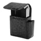 thumbnail image 4 of Caja de cigarrillos de cuero PU, estuche para tarjetas portátil multifuncional con capacidad para 20 cigarrillos, para el hogar diario, color negro, 4 of 14