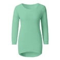 thumbnail image 4 of Women's Fashionable Long Sleeve Pullovers Loose Fluffy Fuzzy Jumper Sweater, 4 of 5