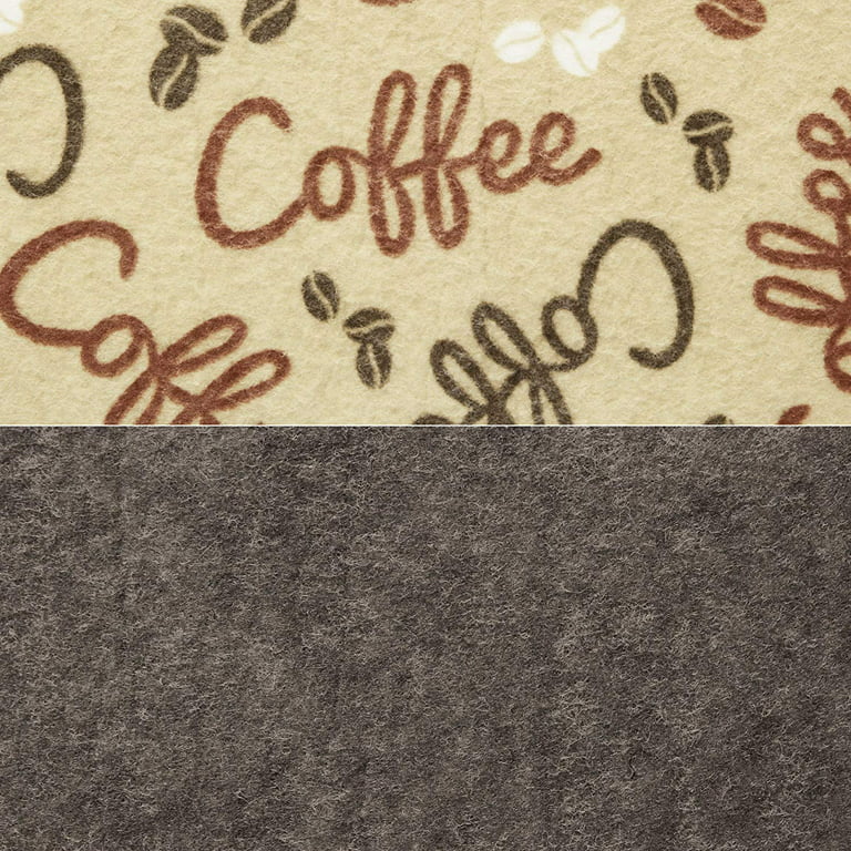 S&T INC. 505601 Coffee and Java Maker Mat 12'x18' Typography for sale  online