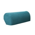 thumbnail image 2 of Armrest Covers 2PCS Stretch Fabric Armrest Covers Anti-Slip Sofa Arm Chair Slipcovers Furniture Protectors For Recliner Sofa,Cyan, 2 of 4