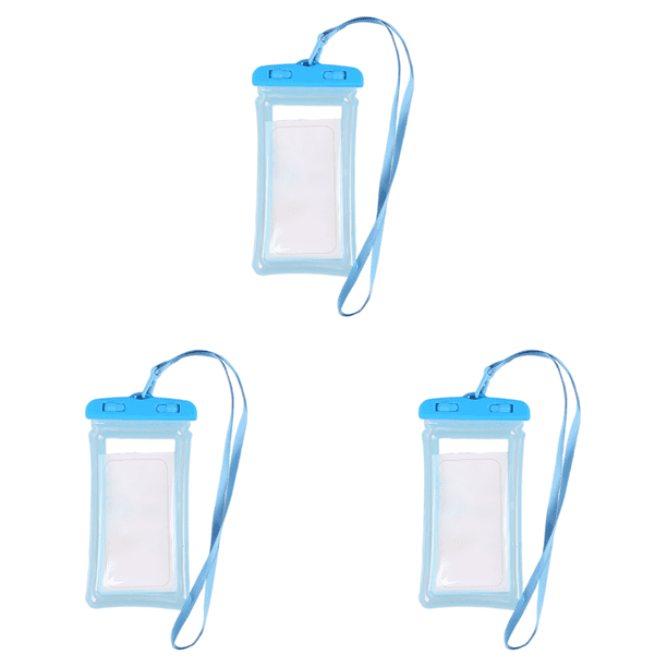 PVC Bolso Sellado Transparente IPX8 Impermeable Seco () Azul