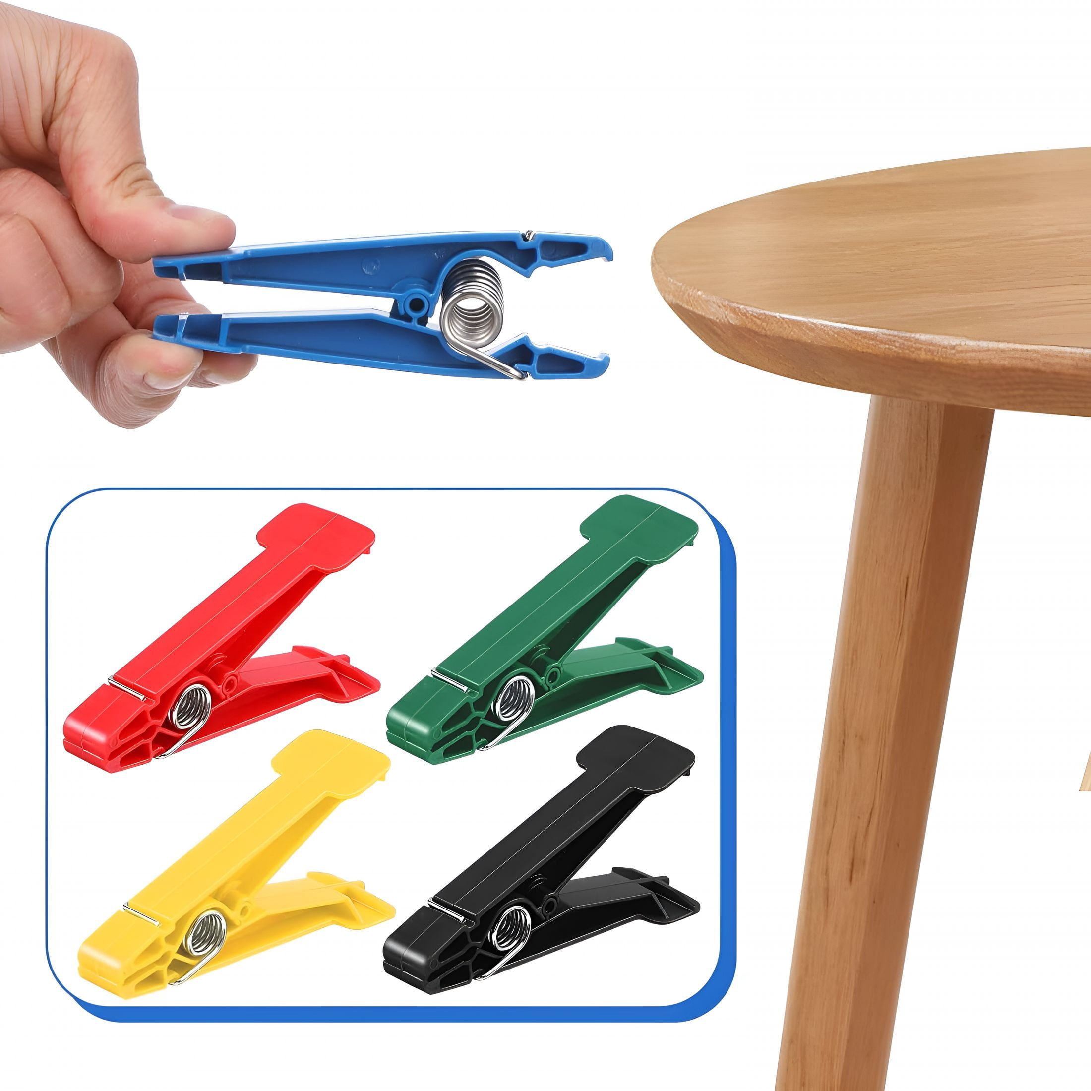 BESTSKY 20 Pcs Graded Pinch Pin Exerciser, Finger Exerciser Hand Exercise Equipment Finger Strengthener Pinch Clips for Conditioning Grip Strength Trainer