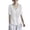 White, variant on Fashion Shirts for Womens Summer Plus Size Short-sleeved Solid Color V-neck Embroidered Casual Top T-shirt