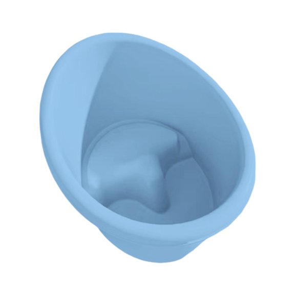 Cubo de baño para bebé con asiento de apoyo, cubo portátil para baby shower, bañera para niños y niñas de 0 a 2 años Azul