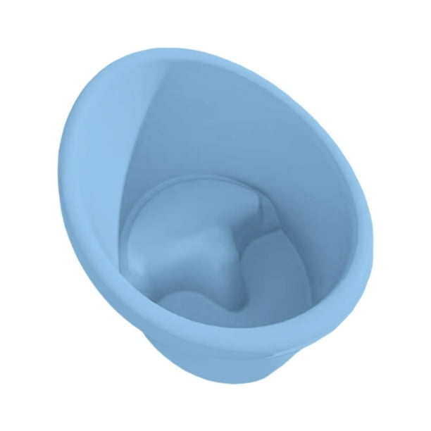 Cubo de baño para bebé, bañera para niños con asiento de apoyo, antideslizante, portátil, para baby shower, ideal para sentarse y remojarse, ideal para niños y niñas. Azul