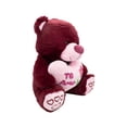 thumbnail image 3 of Oso De Peluche Morado Corazon Te Amo Regalo De San Valentin, 3 of 4