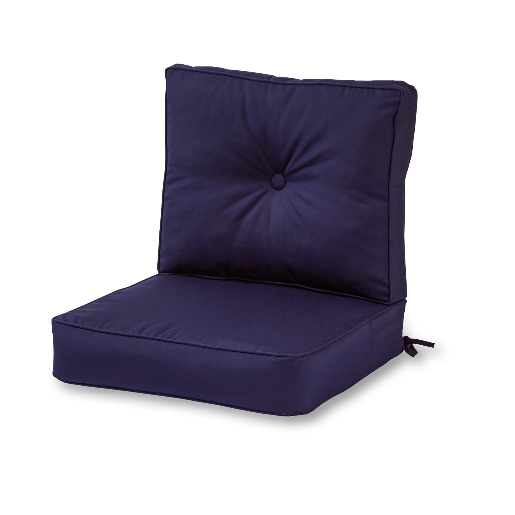 Sunbrella Wheat 2-Piece Deep Seating Outdoor Lounge Chair Cushion Set 