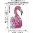 thumbnail image 2 of 5D DIY Flamingo Diamond Painting Kits for Adults and Beginners, Round Diamond Painting Art Pink 5D Partial Drill Gem Painting Embroidery Rhinestone Cr, 2 of 4