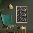 thumbnail image 2 of Hawaii Wall Art with Frame, Tropical Art Exotic Tree Leaves and Flowers, Printed Fabric Poster for Bathroom Living Room, 23" x 35", Olive Green Pale Pink, by Ambesonne, 2 of 2