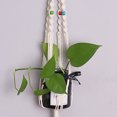 thumbnail image 3 of Support de Plante Fait Main Tricoté Support de Jardinière Suspendu Panier Suspendu, 3 of 10