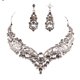 thumbnail image 3 of unbranded Conjunto De Joyería De Plateada Con Collar Ajustable Y Pendientes Elegantes Para Mujer, 3 of 6