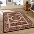 thumbnail image 1 of Allstar Red High-End Ultra-Dense Thickness Weight Woven Traditional Persian. High Quality Area Rug (3' 9" x 5' 3"), 1 of 6