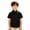 Black-#010, variant on Boys Button Down Dress Shirts Short Sleeve Uniform Shirt Collared Shirt Basic School Uniform