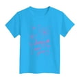 thumbnail image 4 of Ketyyh-chn99 T Shirts for Kid Toddler Shirt Cute Fashion Leisure Casual Bow Family Short Sleeve Tee Size for 1-2 Years,Blue, 4 of 4