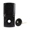 thumbnail image 1 of Gravity Fresh Water Fill Hatch Inlet with Lock Lockable Filter Filter Housing for Boat Camper Black, 1 of 7