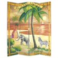 thumbnail image 1 of Wayborn Hand Painted The Big Island Room Divider, 1 of 1