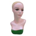 thumbnail image 1 of Busto de maniquí de exhibición de maniquí femenino hombro pa bufanda de peluca Verde Colcomx busto de cabeza de maniquí femenino, 1 of 7