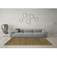 thumbnail image 3 of Ahgly Company Indoor Round Abstract Brown Contemporary Area Rugs, 6' Round, 3 of 4