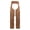 Brown, variant on HULIJA Men's Ride Em High Cowboy Pants Layered Fringe Buttless Western Motorcycle Pants Dark Brown S