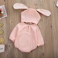 thumbnail image 3 of Newborn Baby Girls Clothes Romper Jumpsuit Bodysuit+Rabbit Ear Hat Outfits, 3 of 6