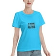thumbnail image 2 of 65 Years Old Birthday Women'S Basic Short Sleeve T-Shirt Spider Baby Blue X-Large, 2 of 5